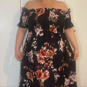 Floral maxi dress